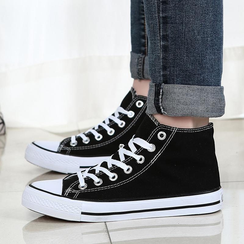 Unisex High Top Canvas Shoes, Classic Design, Versatile All-Season Footwear, Suitable for Various Occasions, Comfortable and Stylish