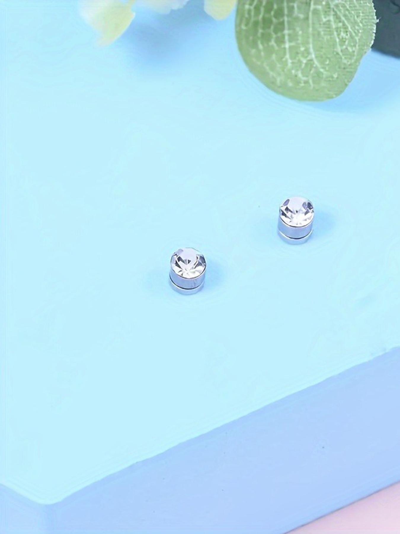 6pcs Magnetic Fake Nose Stud, Fake Nose Piercing Silver Gold Clip On Earring, Nose Piercing Jewelry