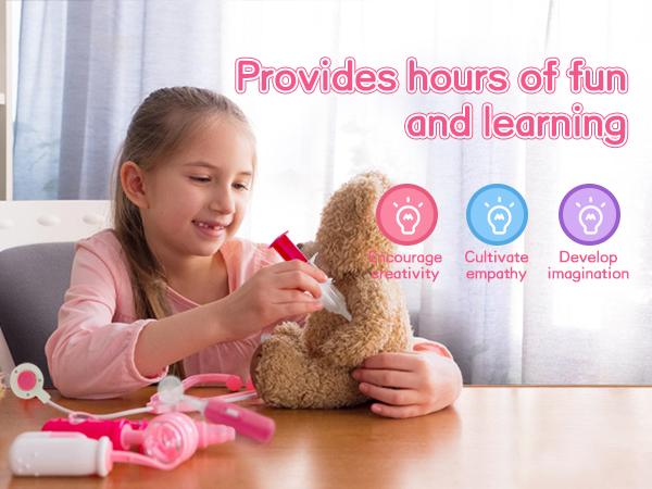 Doctor and Medical Pretend Play Set Toy for Boys And Girls Perfect Gift Montessori Toy 35 Pcs Kids Doctor Playset