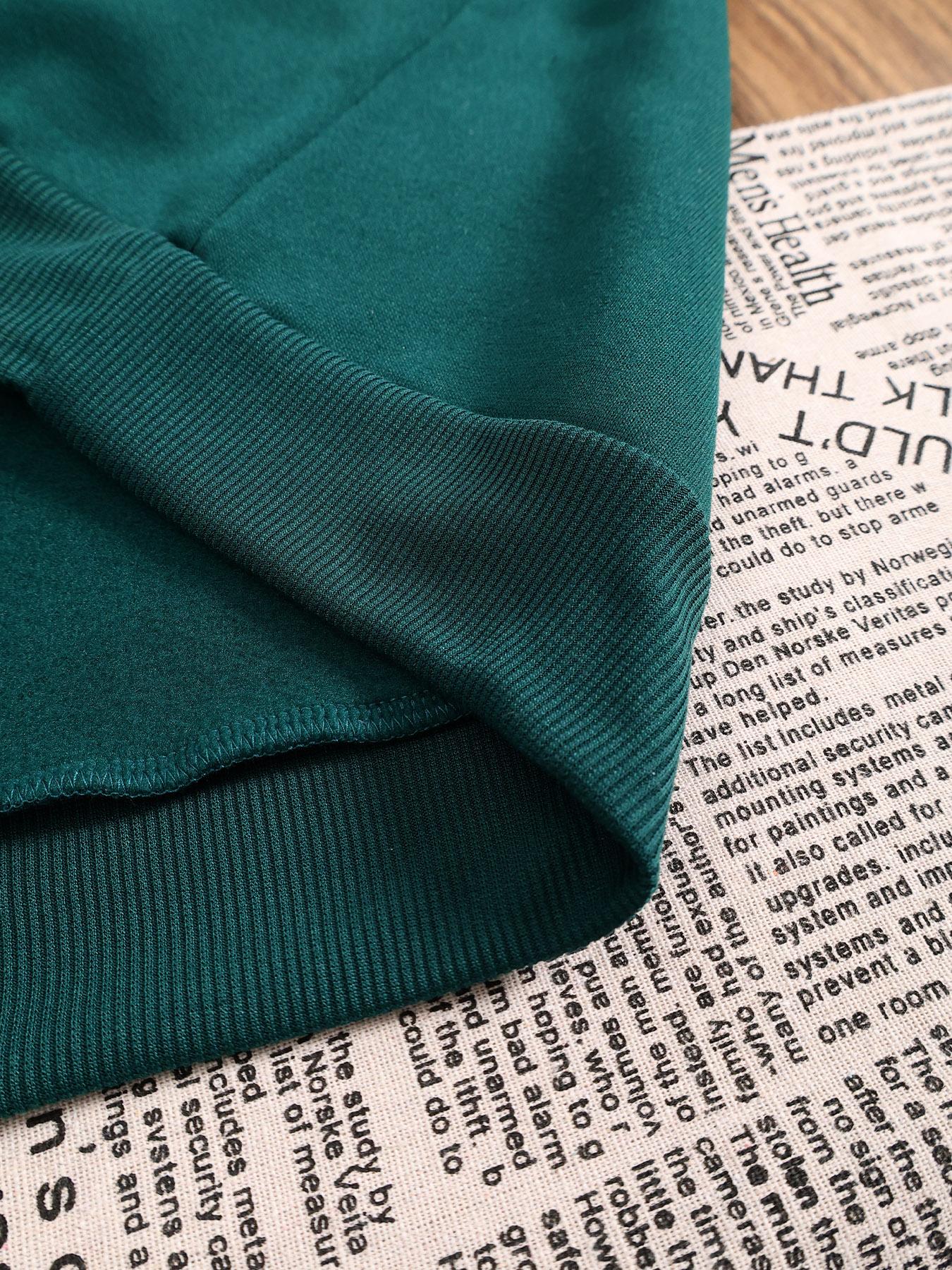 Women's Panther Print Sweatshirt, Casual Vintage Washed Cotton Long Sleeve Pullover, Fitted Round Neck Sporty Style, Fall Winter Fashion