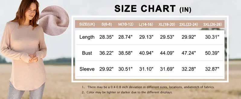 WIHOLL Women's Basic Minimalist Long Sleeve Round Neck Tunic Top - Lady's Spandex Shirt with Thumb Holes, Cuffed Sleeves, Curved Hem, Clothes for Women, Back to School Outfits to Wear with Leggings WIHOLL Women's Basic Minimalist Long Sleeve Round Neck Tunic Top - Lady's Spandex Shirt with Thumb Holes, Cuffed Sleeves, Curved Hem, Clothes for Women, Back to School Outfits to Wear with Leggings