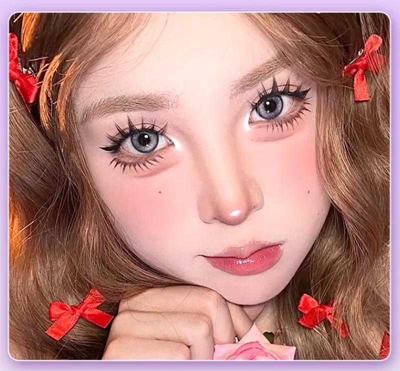Self-adhesive Glue-free False Eyelashes Winged Fluffy Natural Thick Manga Eyes Reusable Enlarged Eyes Lashes Easy Apply 10-13mm