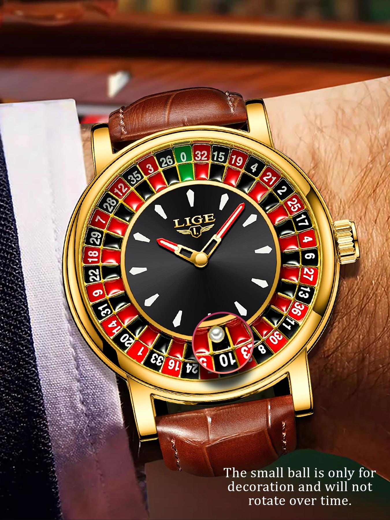 Men's Fashion Casual Round Dial Russian Roulette 12 Zodiac Theme Interactive Analog Quartz Watch, Waterproof Design for Parties and Daily Wear, Quartz Wristwatch, Quartz Analog Watches Men's Fashion Casual Round Dial Russian Roulette 12 Zodiac Theme Interactive Analog Quartz Watch, Waterproof Design for Parties and Daily Wear, Quartz Wristwatch, Quartz Analog Watches