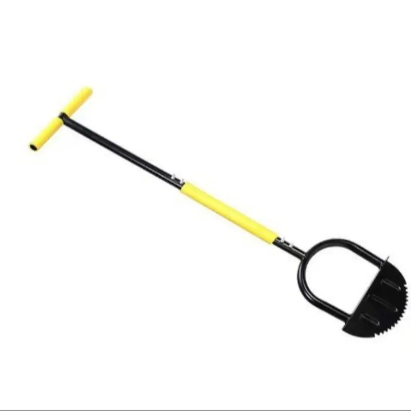 Manual Trimming Shovel with Handle, Semi-Circular Lawn Edging Tool, Serrated Hand Lawn Edging Tool for Step Trimming, 1pc Gardening Tool, Lawn Edger Tool