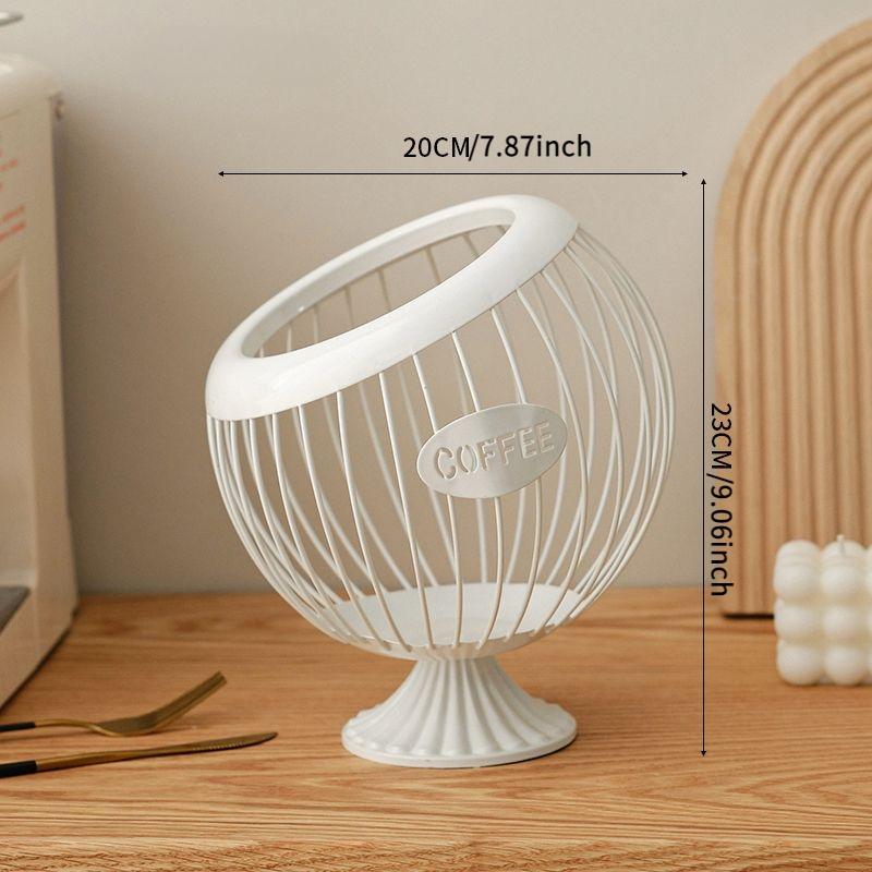 Metal Fruit Basket Geometric Design Snack Candy Dish Creative Bowl Modern Decorative Plate for Home Office Gift