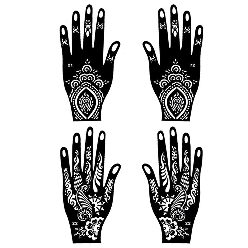 Temporary Tattoo Kits 3 Henna tattoo cones 101 Stencils Semi Permanent Tattoo Markers Jagua Gel for Women Men Kids DIY Art Painting Party Gifts