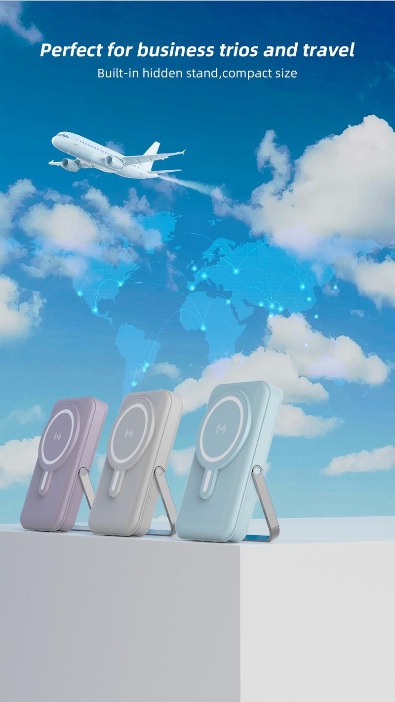 Magnetic Wireless Portable Charger, Foldable 10000mAh Battery Pack with USB-C Cable , Magsafe 15W PD Fast Charging Power Supply for iPhone 16/15/14/13/Pro/Mini/Pro Max Valentine's Day Gift Magnetic Wireless Portable Charger, Foldable 10000mAh Battery Pack with USB-C Cable , Magsafe 15W PD Fast Charging Power Supply for iPhone 16/15/14/13/Pro/Mini/Pro Max Valentine's Day Gift