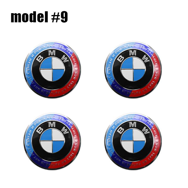 4Pcs 56mm 60mm 65mm Car Styling Wheel Center Hub Caps Stickers Car Decorative Sticker Emblem Badge For BMW M E36 E39 E46 E30 E34 E53 E90 E60 E70 E87 E92 F10 F20 F30 X1 X3 X5 X6 Accessories Car Decals
