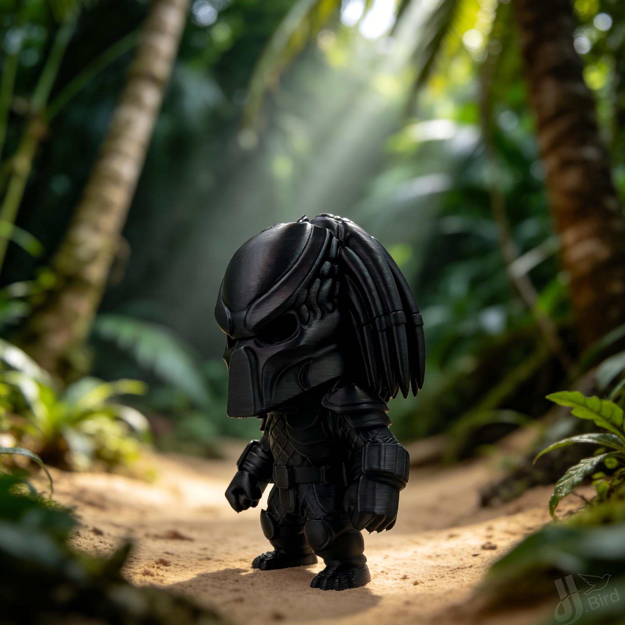 Alien Hunter Warrior Figurine, Gothic Style Collectible Hand Model, Home Bookshelf Desktop Decoration, Creative Art Display