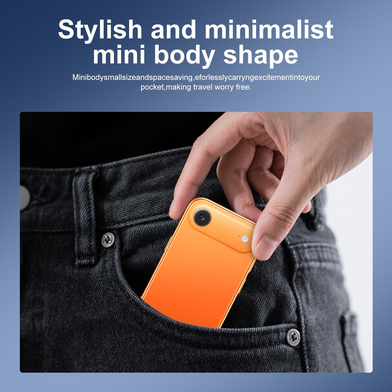 U17 Pro Mini Phone, 2gb RAM + 16GB Storage, Android 10.0 Processor, 4-Core Battery 1750mah, 3.75 Inch Display, Dual Sim Card Support