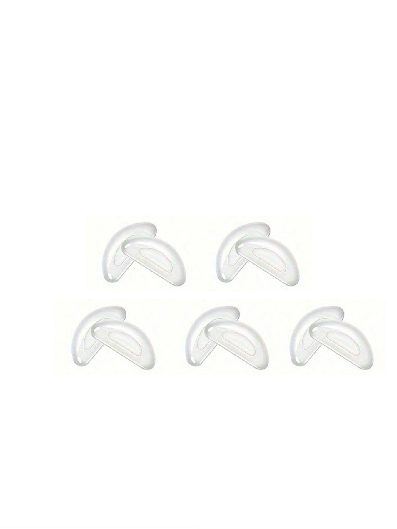Soft Silicone Nose Pads - Non-Sli p Enhanced Air Chamber Suitable For All-Plastic Frame Nose Pads Concave And Convex D-Type Nose Pads Glasses Accessories Tasteless Eye Protection Accessories