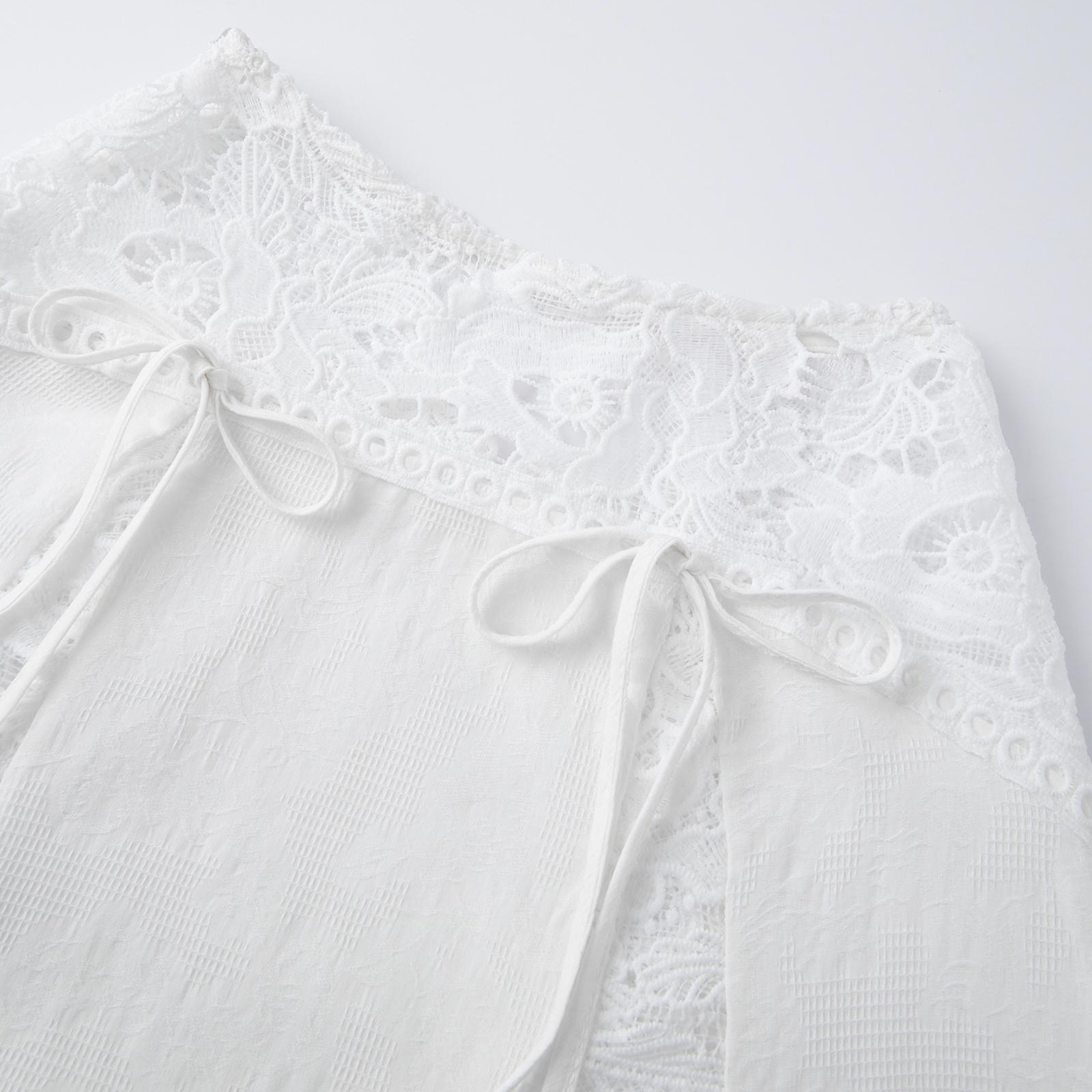 Boho Cami Vintage Stylish Tummy Flattering Comfy Women 2 Piece Outfit Lace Trim Front Tie Tank Top Elastic Waist Ruffled Long Maxi Skirt Lightweight Flow Fabric Daily Going Out Cute Casual