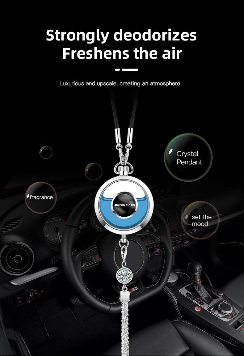 1Pcs Car Perfume Pendant Air Freshener Hanging Perfume Diffuser For Mercedes Benz AMG GLE GLS CLA CLE GLC CLS GLA W223 W213 W206 W464 W247 W167 W166 W222 W205 W204 W177 W246 W212 W221 W463