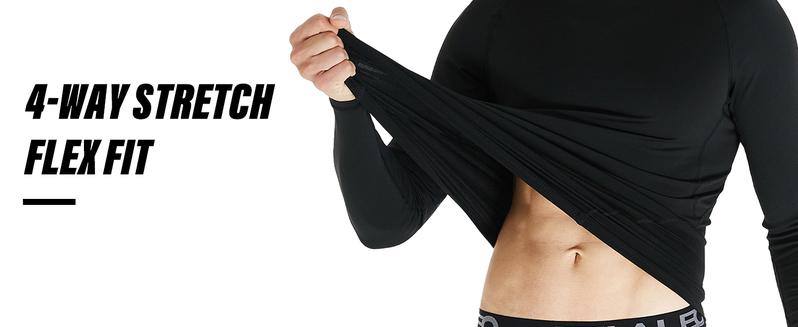 TELALEO 2 Set Mens Thermal Underwear Fleece Lined Long Johns 4 Pcs Base Layer Shirts Pant for Cold Winter Weather Menswear Socks Crewneck Motocross   tiktok shop store   heat tech