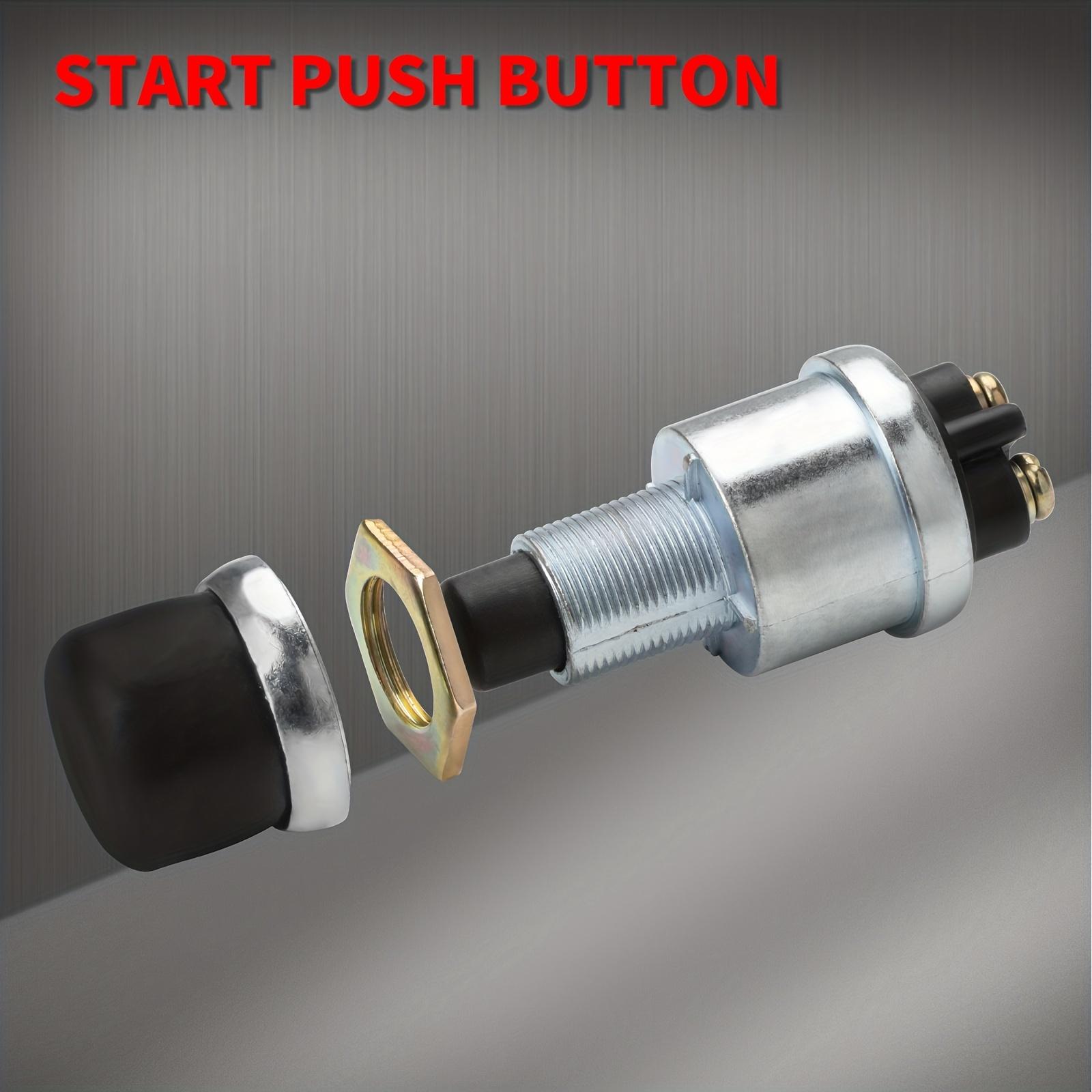 Car engine push start button switch - easy one-button ignition, diesel engine waterproof JK260 ship truck horn one-button start start button switch