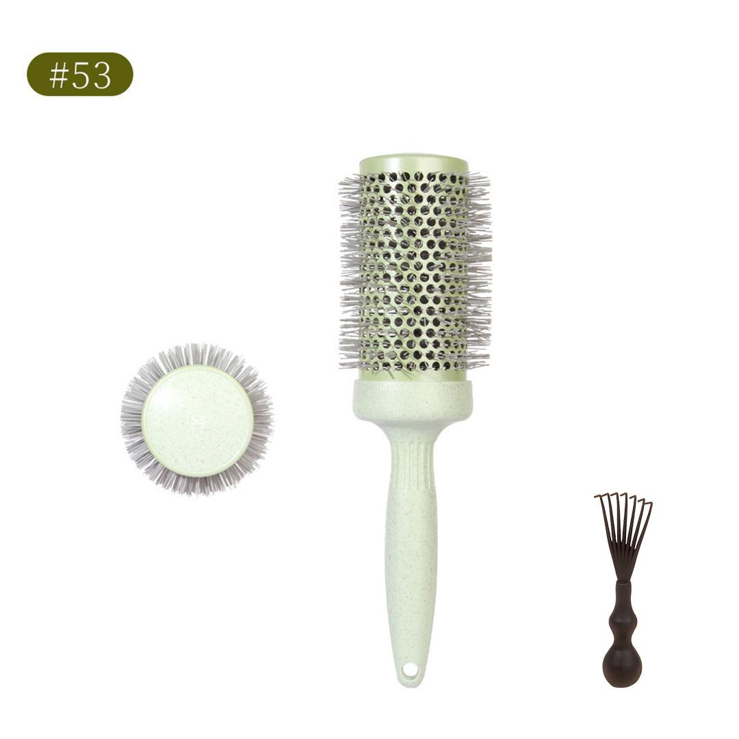 Ceramic Coated/Ionic Thermal Barrel, Anti-Static Heat-Resistant,Non-electronic, Self-Standing Round Quick Styling Brush, Great Blowout,Blowout Volume, Wave Styler