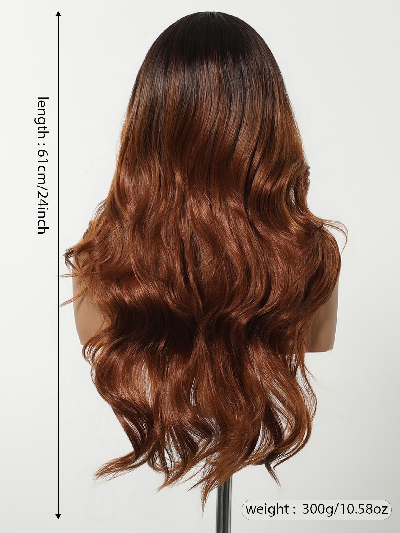 Fashionable New 7x5.5 Frontal Hand-Woven Lace Wigs, 24 Inch Long