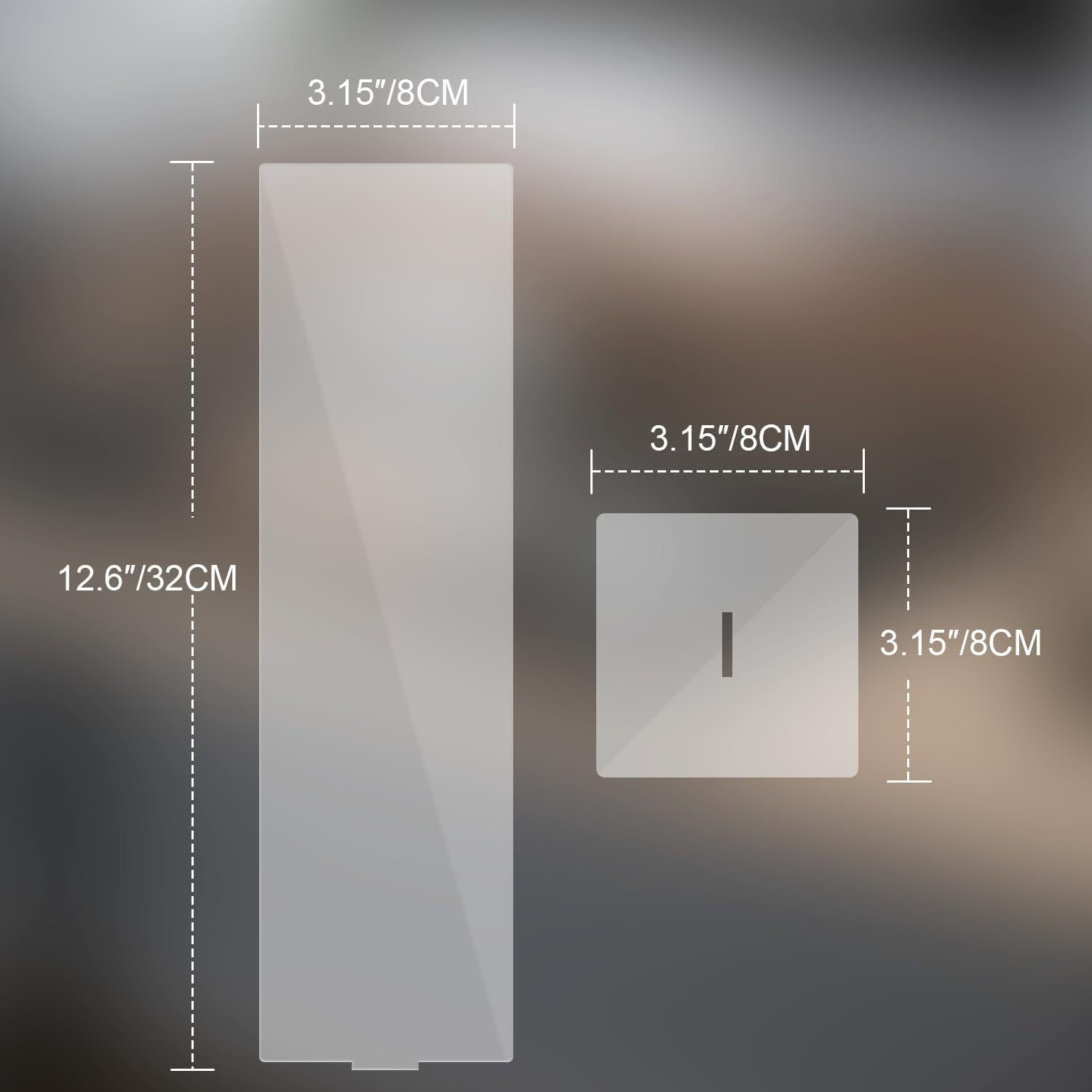 Detachable Transparent Acrylic Memo Board with Stand, Computer Screen Memo Clip, Message Board, Office Desktop Accessory
