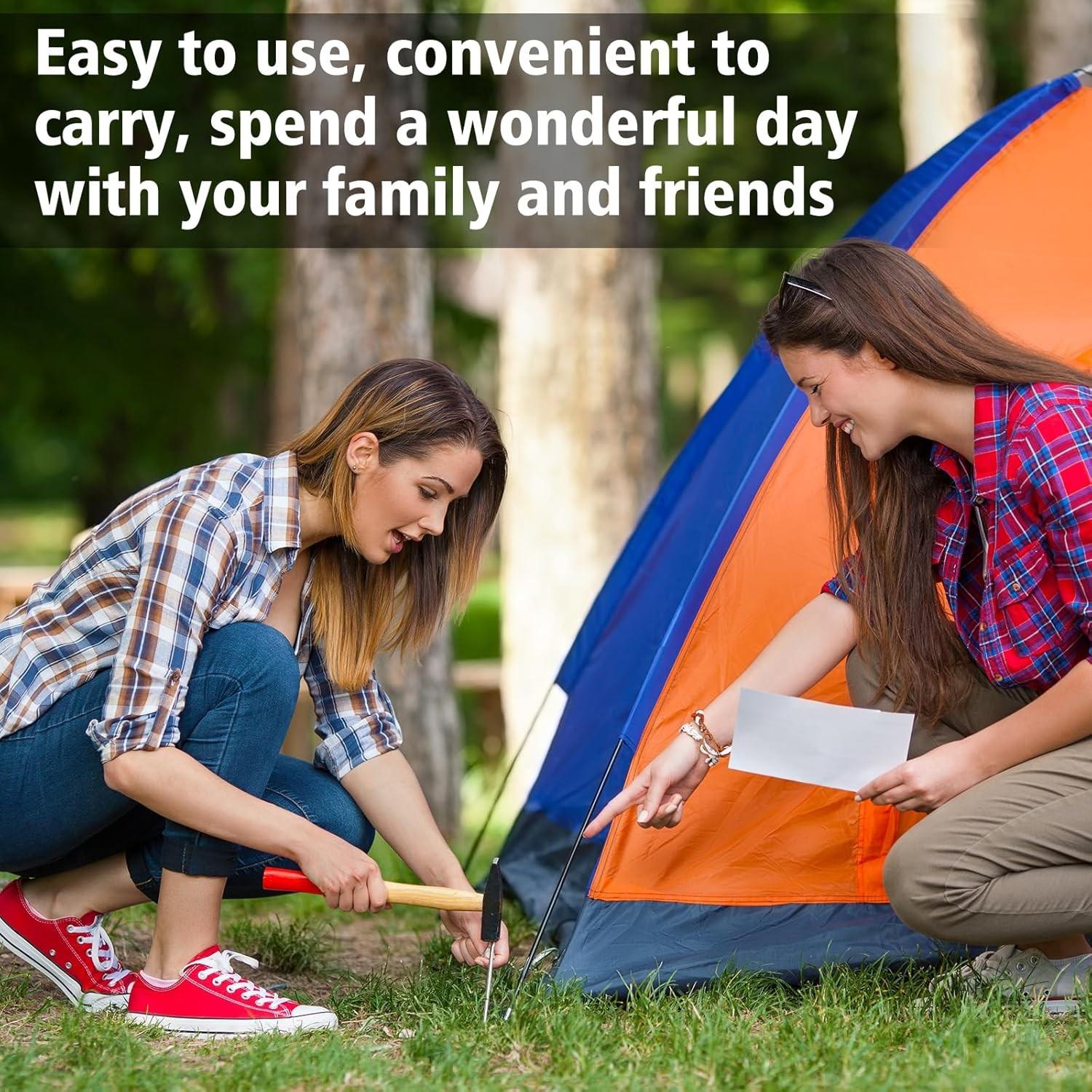 Lightweight Tent Pegs Campsite Ground Nails, 18cm Aluminum Alloy Shelter Tent Stakes, Durable & Portable Camping Accessory