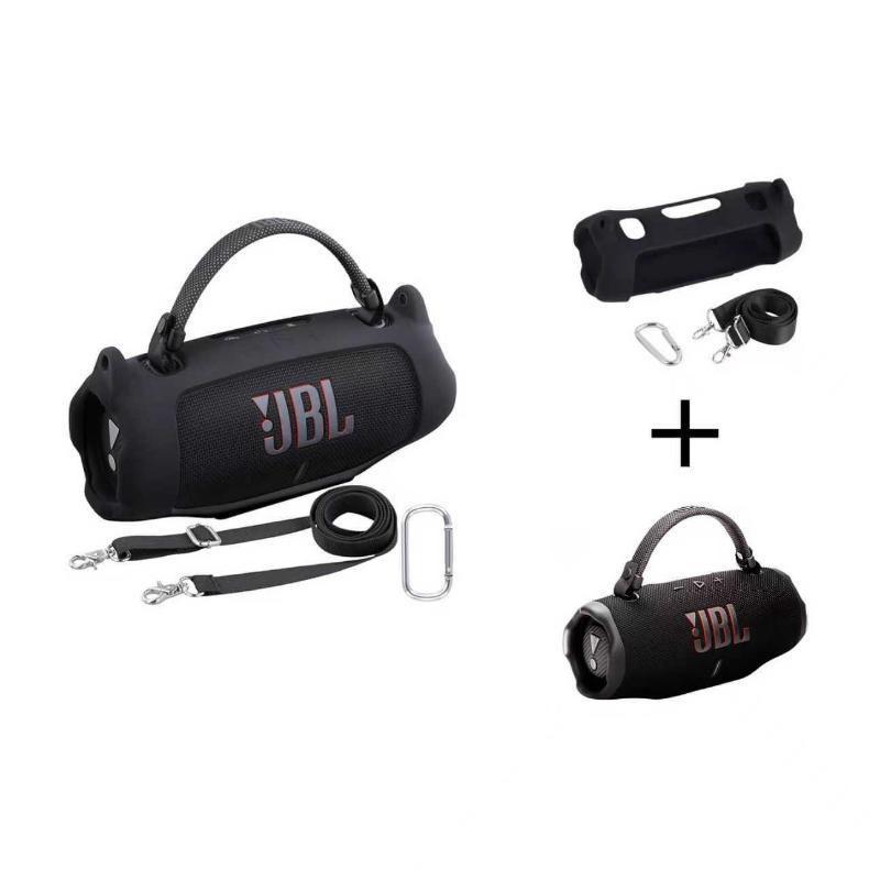 For JBL Charge 6 Waterproof Portable Bluetooth Speaker Silicone Case,Soft Protective Sleeve Cover with Shoulder Strap for JBL Charge 6 Speaker，This product comes with a protective case and a speaker.  VanLife Outdoor speaker