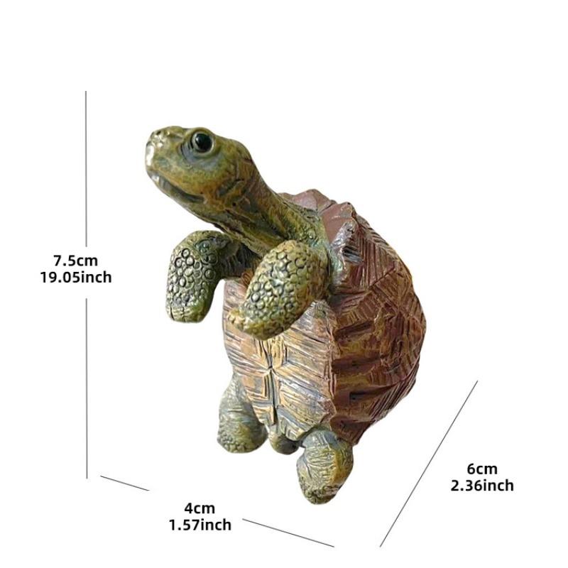 Resin Creative Craft Decorative Hanging Plant Pot for Turtle Bowls, Fish Tank & Aquatic Landscaping Decoration, Unique Aquarium Accessory