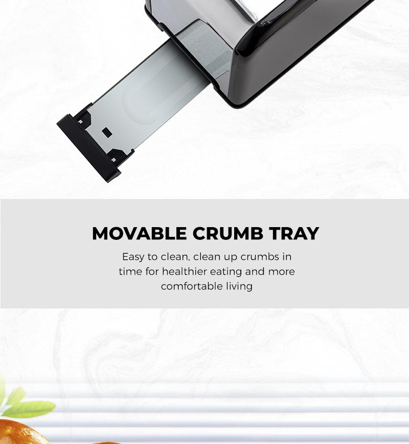 Pukomc 4-Slot Toaster – Home Toastie Machine Multifunction, Extra-Wide Slots (Fits Bagels/Waffles), 6 Browning Levels, 1500W Stainless Steel