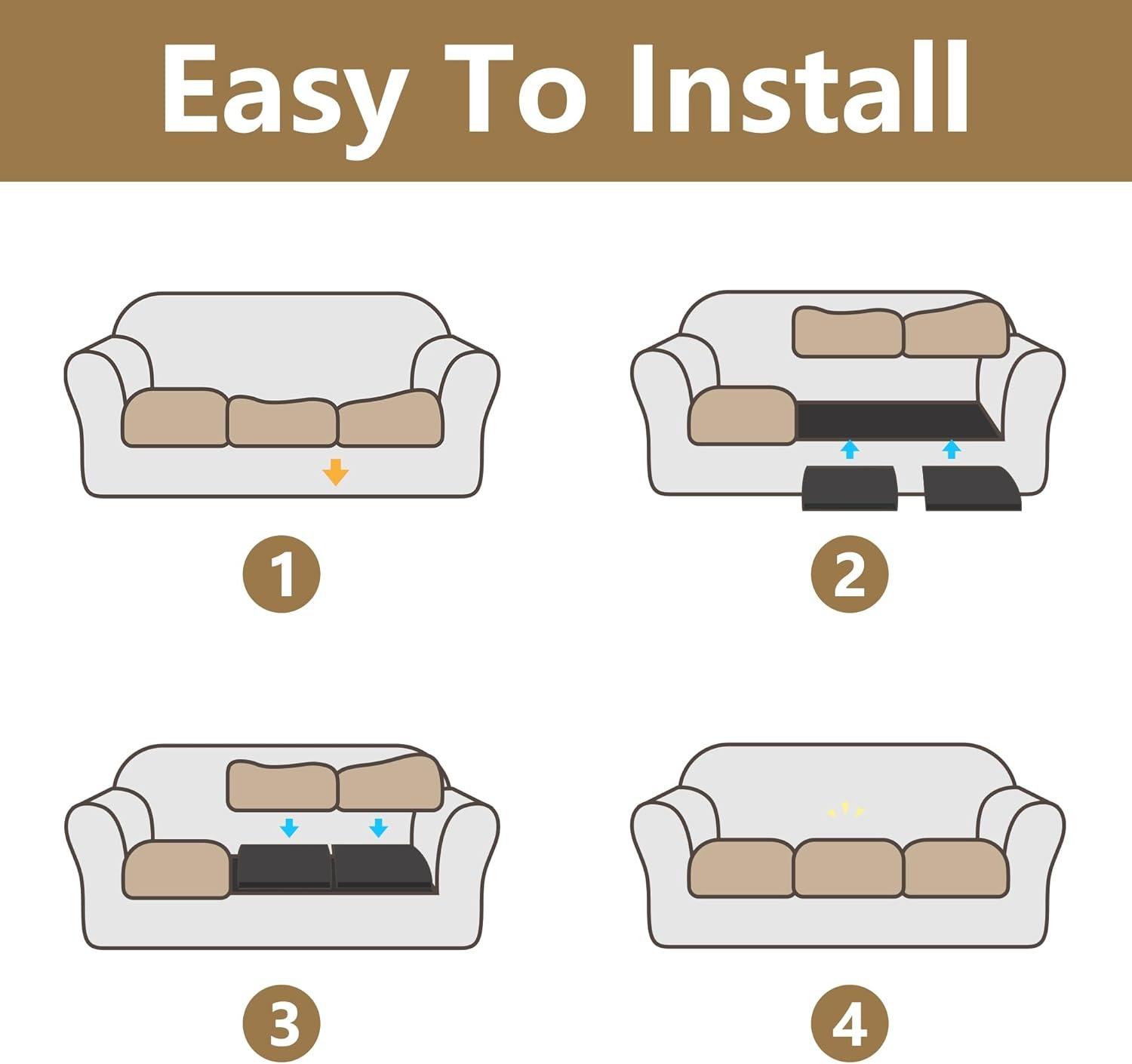 Arc-Shaped Sofa Cushion Support Pad, High Density Sponge Filled, Curved Board for Sofa Seats, Improve Comfort, Furniture Seat Pad