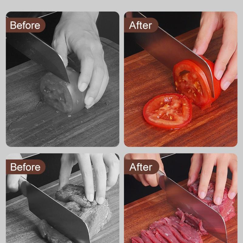 Electric Knife Sharpener High Precision Multi-Function Home Use, Automatic Kitchen Knife Scissors Grinder, USB Rechargeable Sharpening Machine