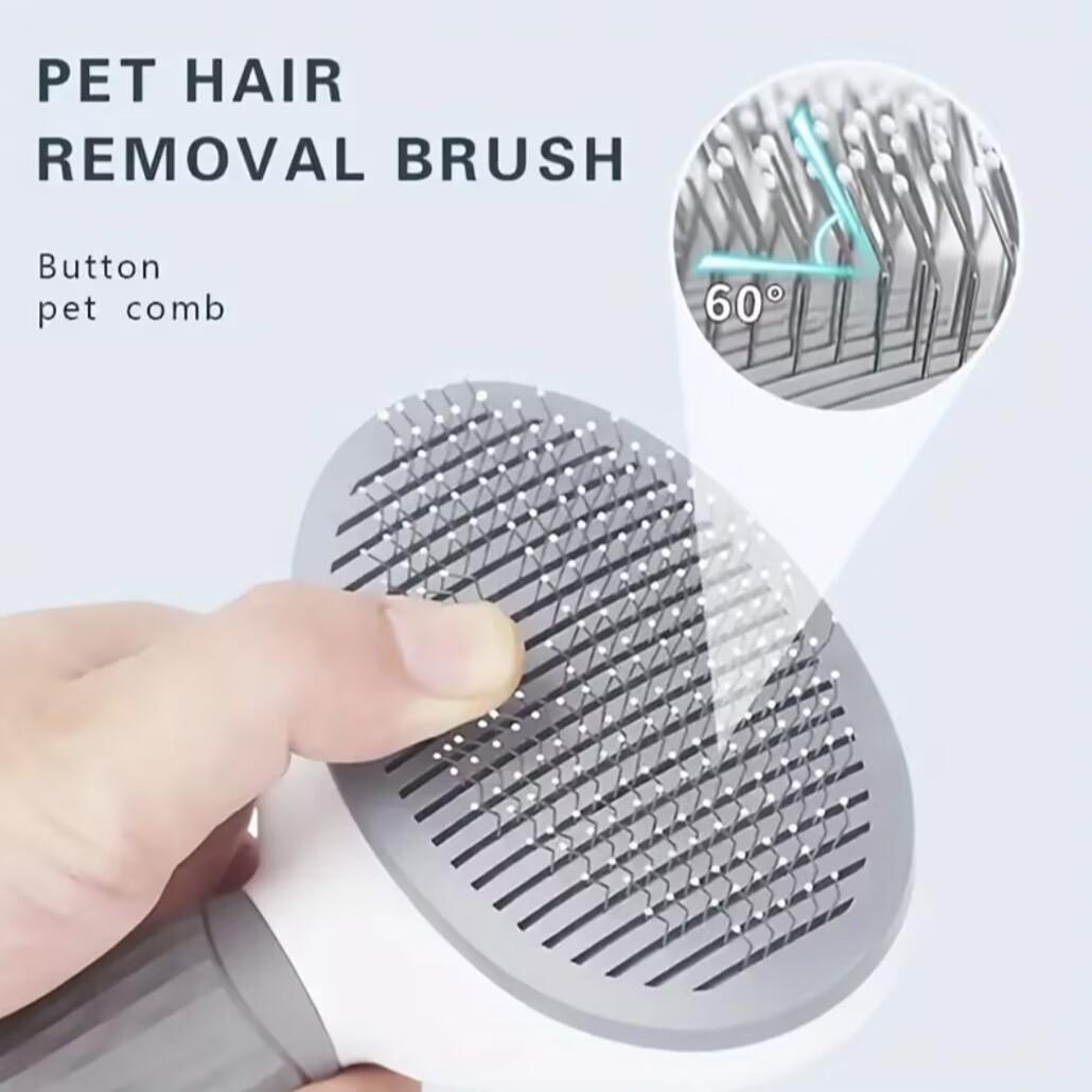 Pet Hair Remover Brush, Cat Dog Grooming Comb, Easy Shedding Tool, Ideal for Pet Beauty & Maintenance, Gentle on Fur