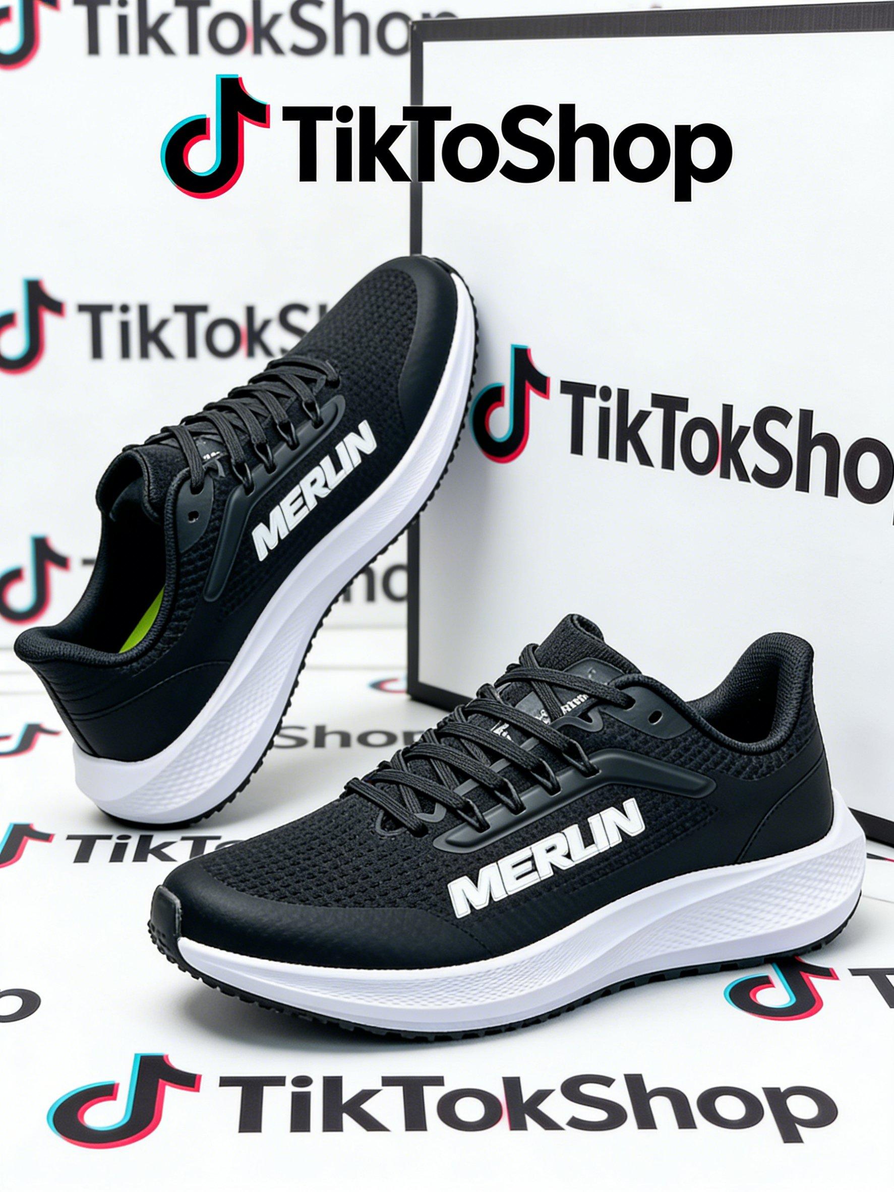 TikTok Trending Unisex Breathable Mesh Lightweight Running Shoes Comfortable Soft Sole Lace Up Athletic Sneakers for Running Gym Daily Wear