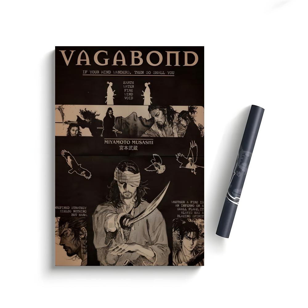 V-Vagabond M-Manga Poster Bedroom Home Decor Art Poster Perfect Gift for Family and Friends