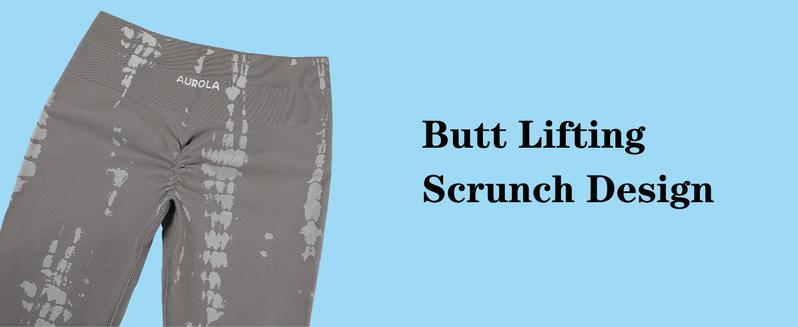 AUROLA Serpent Snake Seamless Scrunch Workout Leggings for Women,Girls Squat Proof Ribbed Thick Active Gym Pants