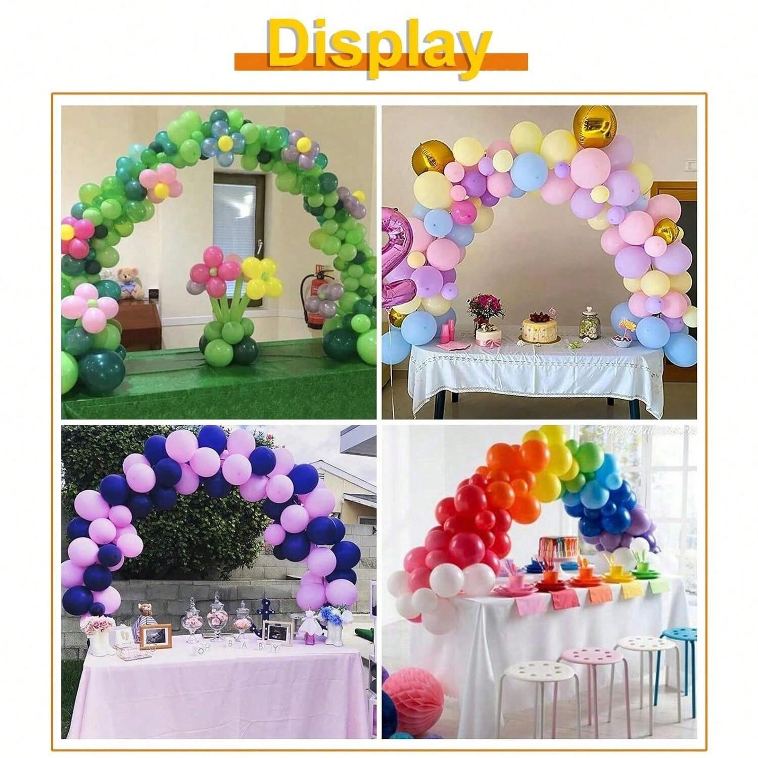 Adjustable Metal Balloon Arch Stand, Table Rod Stand with Clamps, Decorated Arch for Parties, Reusable Balloon Arch Kit