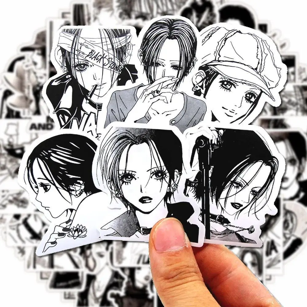 30/60/180p Anime NANA Stickers Cool Graffiti Decals DIY Decoration For Phone Laptop Stationery PVC Waterproof Sticker Toys Gift Popular stickers 2026 Hot selling toys