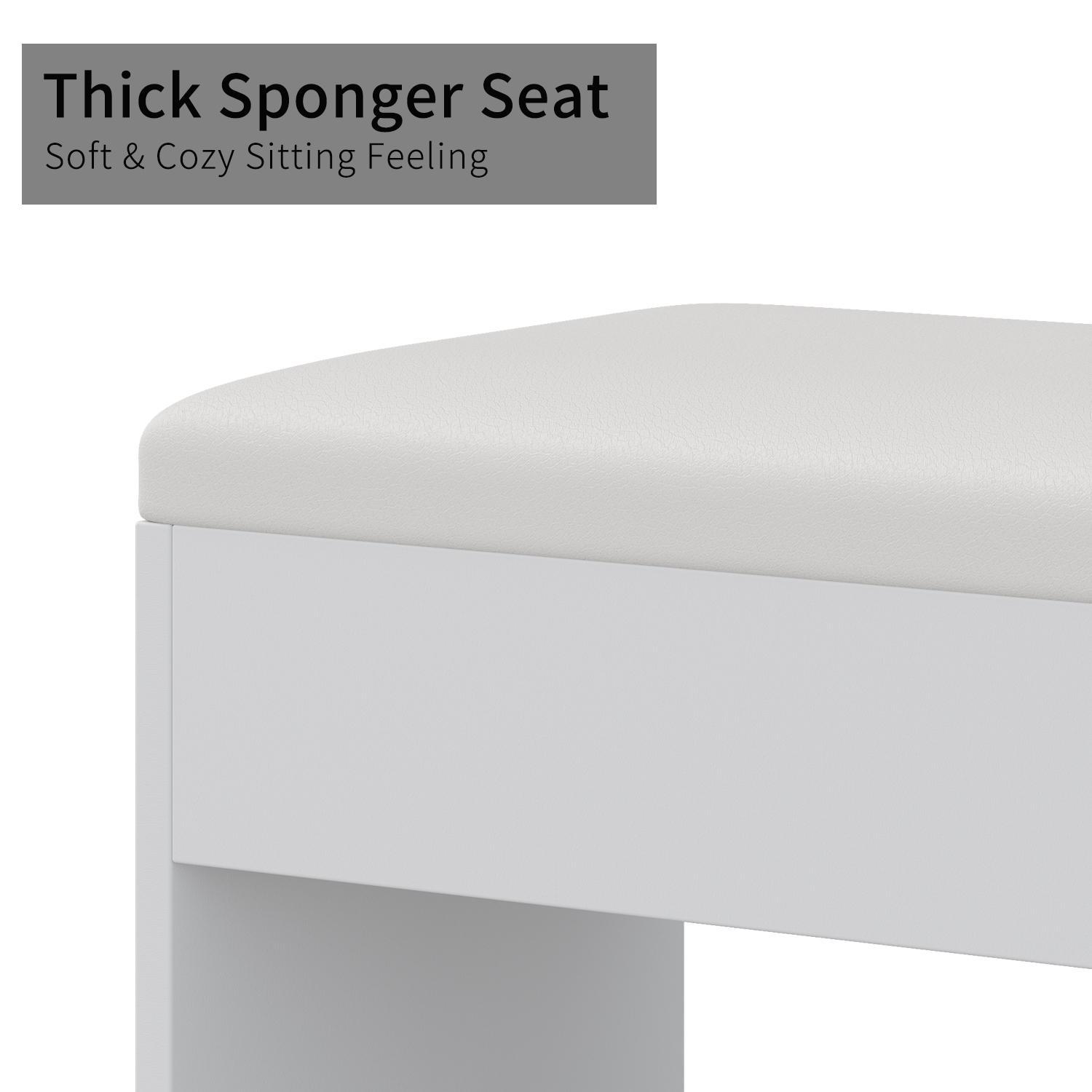 FUSOU 55"W 13 Drawers Vanity Desk, Makeup Vanity with Power Outlet, Vanity Table with Mirror and 13 LED Bulbs, 3 Color Lighting Modes, Glass Top, Dressing Table for Bedroom FUSOU 55"W 13 Drawers Vanity Desk, Makeup Vanity with Power Outlet, Vanity Table with Mirror and 13 LED Bulbs, 3 Color Lighting Modes, Glass Top, Dressing Table for Bedroom