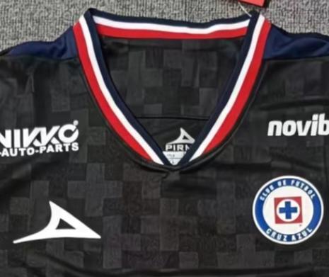 Cruz Azul Black Long Sleeve Jersey 2025 - Unique Cross Pattern & Premium Fabric | Fan Must-Have!