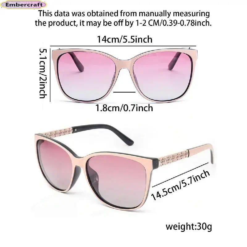 Square Frame Sunglasses for Women, Viral Aesthetic Y2K Retro Ombre Lens, UV400 Lightweight Durable Eye Protection, Slim Chic Everyday Wear Glasses, Beach Vacation, Travel, Festival Summer Style Must-Have