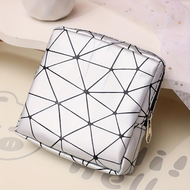 A Sanitary Napkin Storage Bag, a Cosmetic Organizer, a Multifunctional Storage Pouch, a Bag for On-The-Go, Suitable for Students And to Store Coins, Cosmetics, And a Portable Menstrual Bag for Feminine Products Like Pads And Tampons