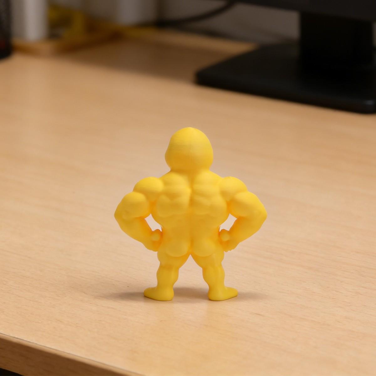 Funny Muscle Duck Statue, Fitness Duck Decor, Clear Arm & Leg Design, No Power Needed, Home Office Gym Gift, Durable Plastic Collectible