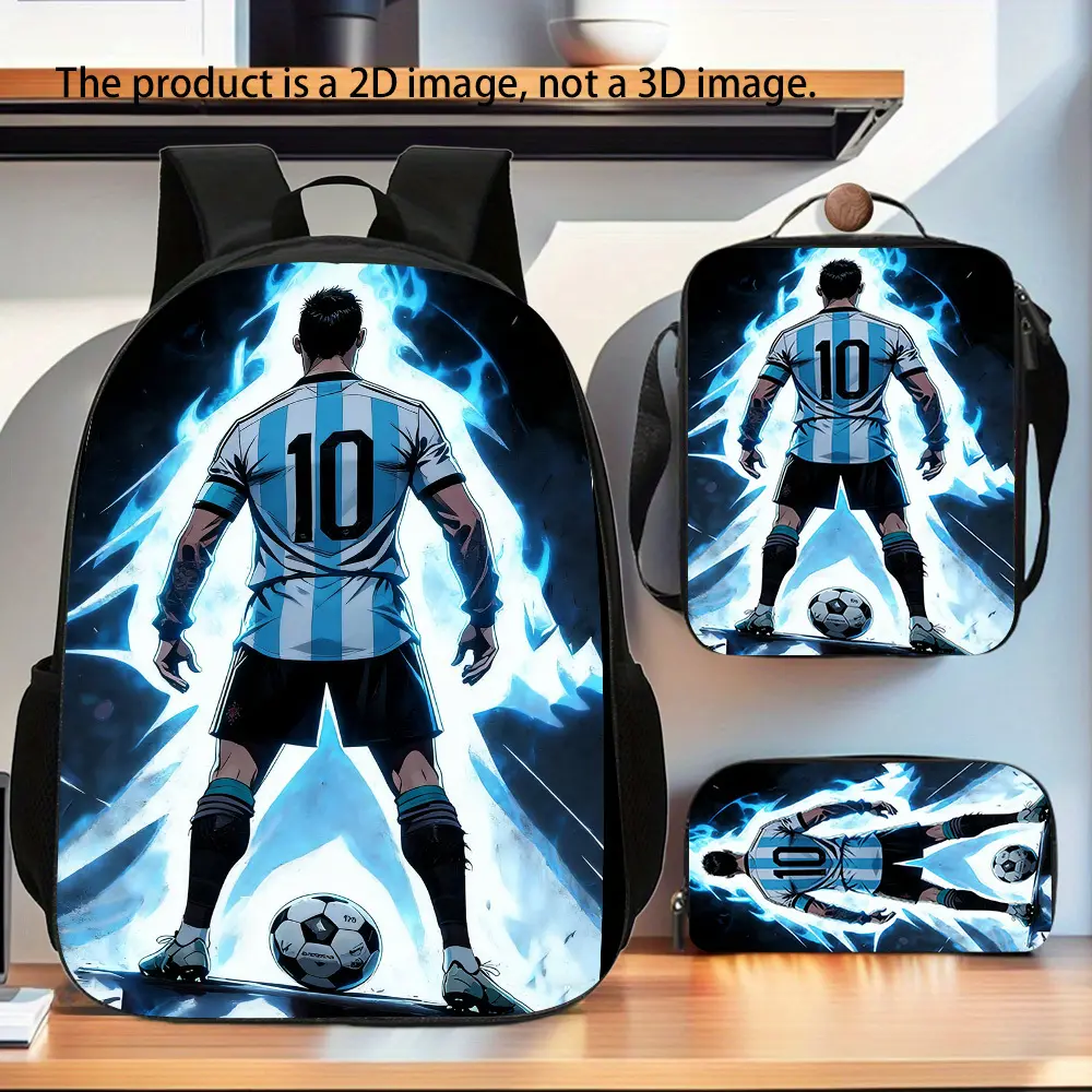 Pencil case + lunch bag + backpack