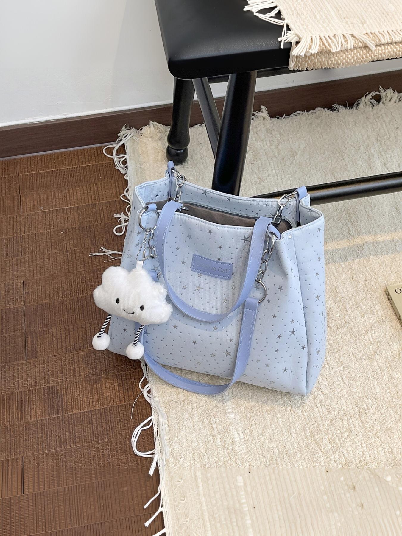 2026 New Korean Style Tote Bag, High-End Unique Design, Large Capacity Commuter Shoulder Bag, Fashionable and Versatile for Urban Women