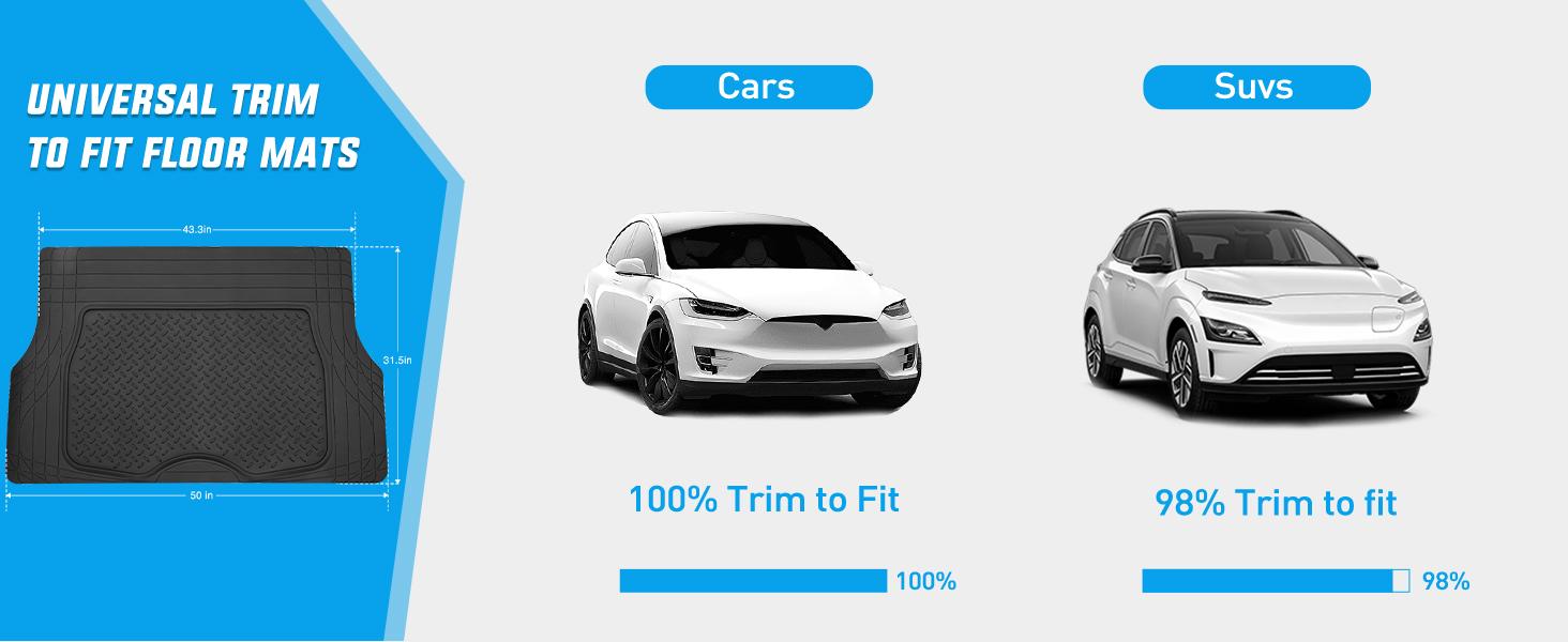 Nilight Rubber Cargo Mats for Cars Trucks SUVs, Universal Trim to fit for Most Vehicles, All Weather Protection Heavy Duty Cargo Liners Protector Automotive dealsforyoudays Nilight Rubber Cargo Mats for Cars Trucks SUVs, Universal Trim to fit for Most Vehicles, All Weather Protection Heavy Duty Cargo Liners Protector Automotive dealsforyoudays