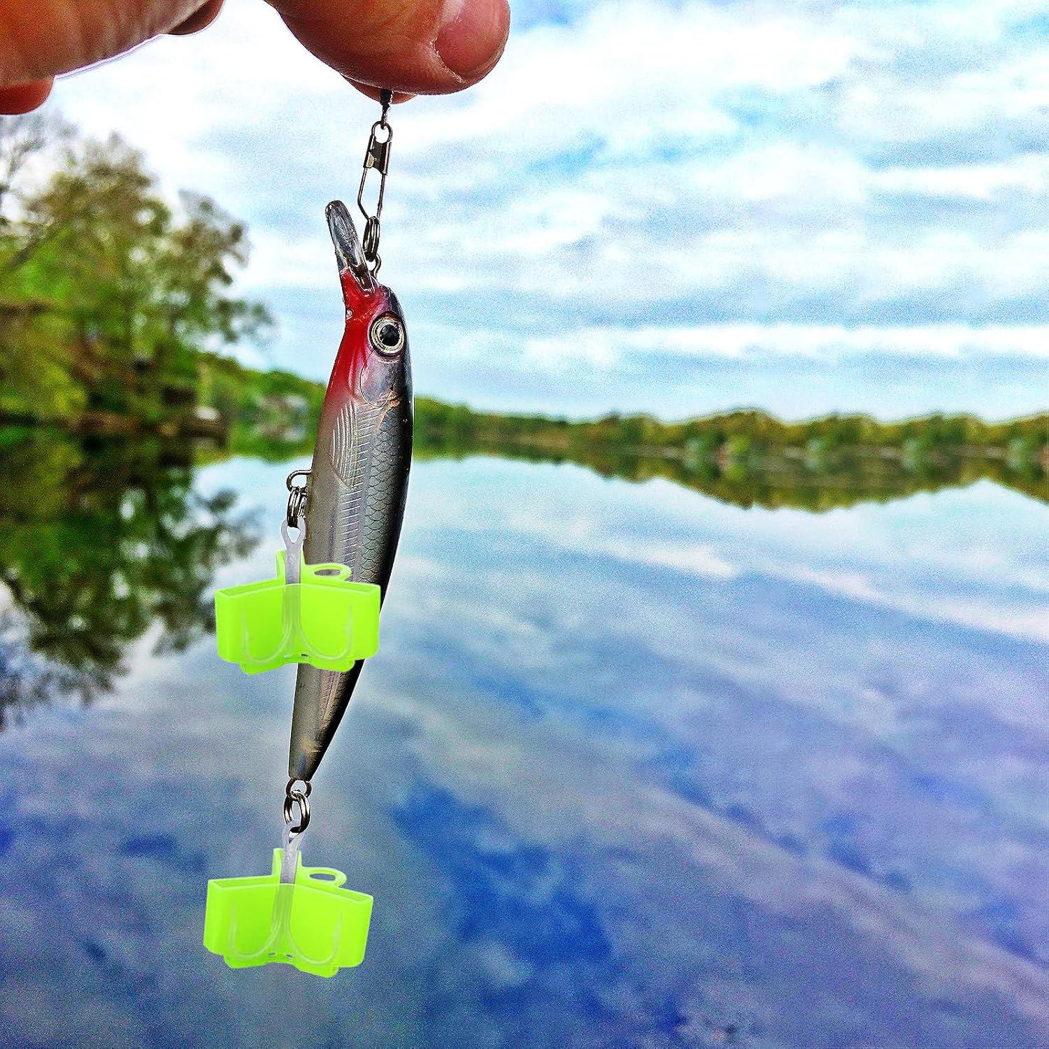 100/250 Pcs Treble Hook Covers, Fishing Treble Hook Covers, Fishing Hook Bonnets, Fishing Hook Safety Cover, Assorted Sizes Fishing Hook Protector Bonnets Guard Safety Cap Protector, 5 Sizes, Fishing Accessories