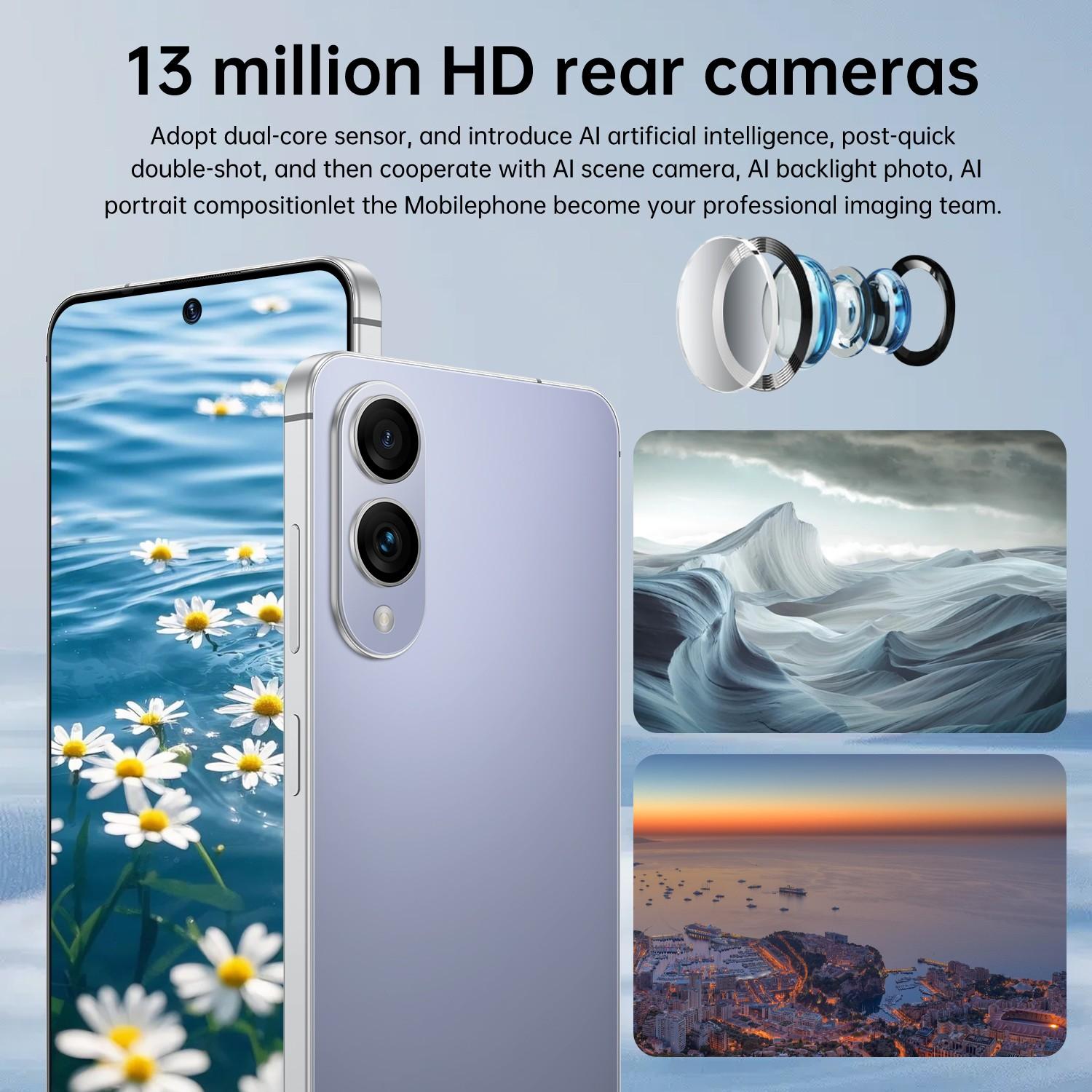 I25 Ultra Android 12 Smartphone, 7.2 Inch Large Screen, Octa-Core Processor, 4g Full Network, Dual Sim, 4GB+32GB RAM, 4300mah Battery, HD Camera