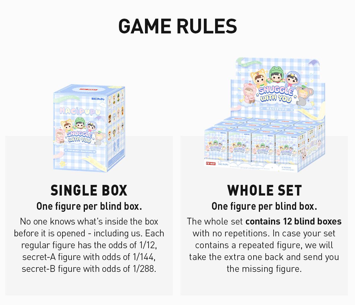 POP MART HACIPUPU Snuggle With You Series Figures, Blind Box, Mystery Box