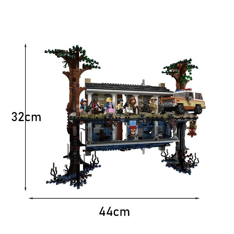 2287 Pcs Stranger Things Inverted World Building Blocks Toy Includes Eight Minifigures Compatible with 75810, Creative Playset for Kids Ages 6+, Perfect Gift Idea