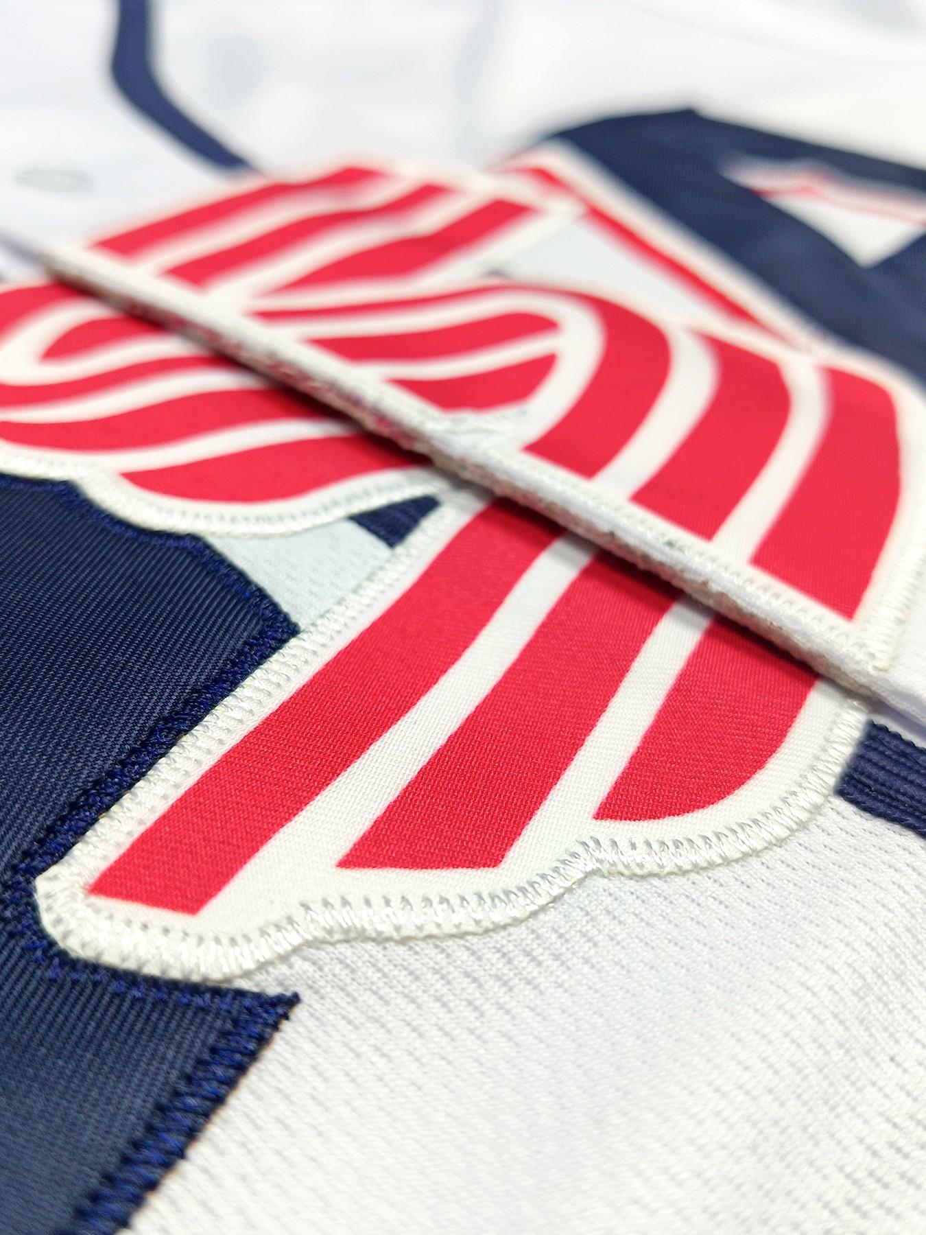 USA Themed Embroidered Baseball Jersey for Men, Breathable Wicking Button Down Shirt, Elastic Sports Uniform for Game Day 2026, Sports Top