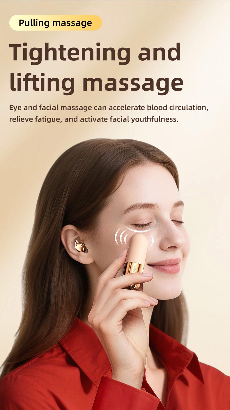 HYUNDAI S13 Vibration massage Bluetooth headphones, equipped with a vibration earphone case, can provide relaxation and massage. a compact and small earphone design, making it suitable for use during leisure sleep without any stress.