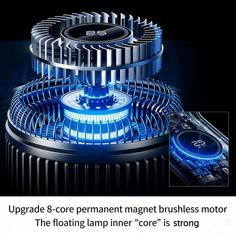 Portable Air Cooler Desktop Fan, 3-In-1 Cooling Humidifier, 6 Speeds, 100L Capacity, USB Powered, Compact Design, Timer, Office & Bedroom Use