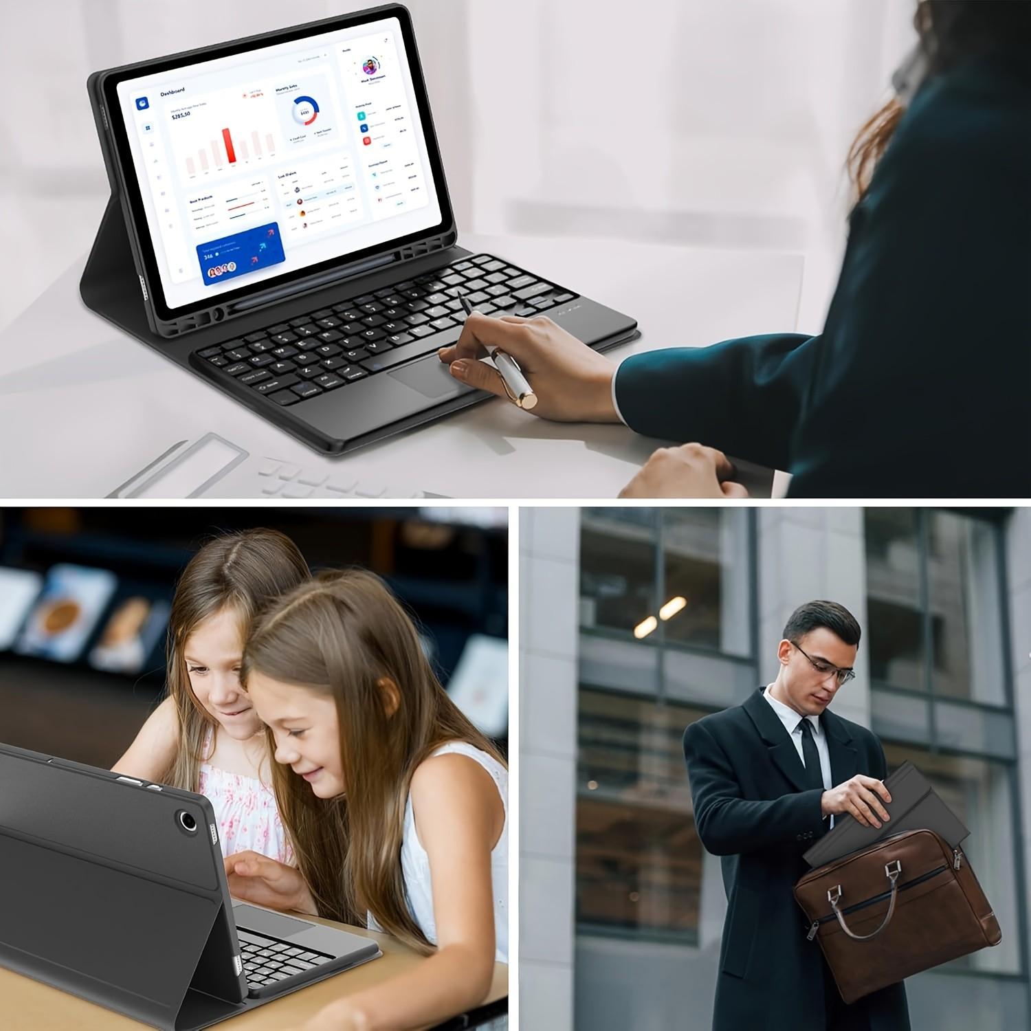 Keyboard Case for Samsung Galaxy Tab A9 Plus 11.0-Inch, Detachable with Pen Holder, Compatible with Sm-X210/x215/x216/x218, Tablet A9+ 5g